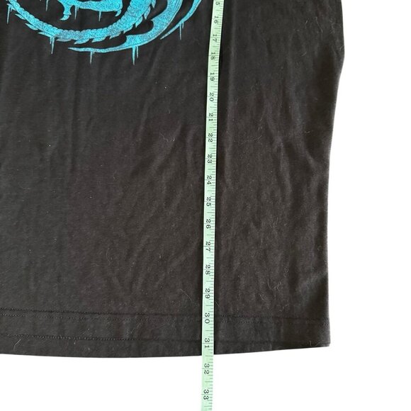 GAME OF THRONES "Winter Is Here" Dragon Graphic Black Short Sleeve T-Shirt XL - Picture 5 of 5